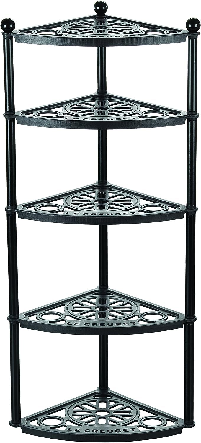 

Le Creuset Cast Enameled Pot Pot Stand Matte Black Gas IH Oven Compatible Japanese [Authorized Product]
