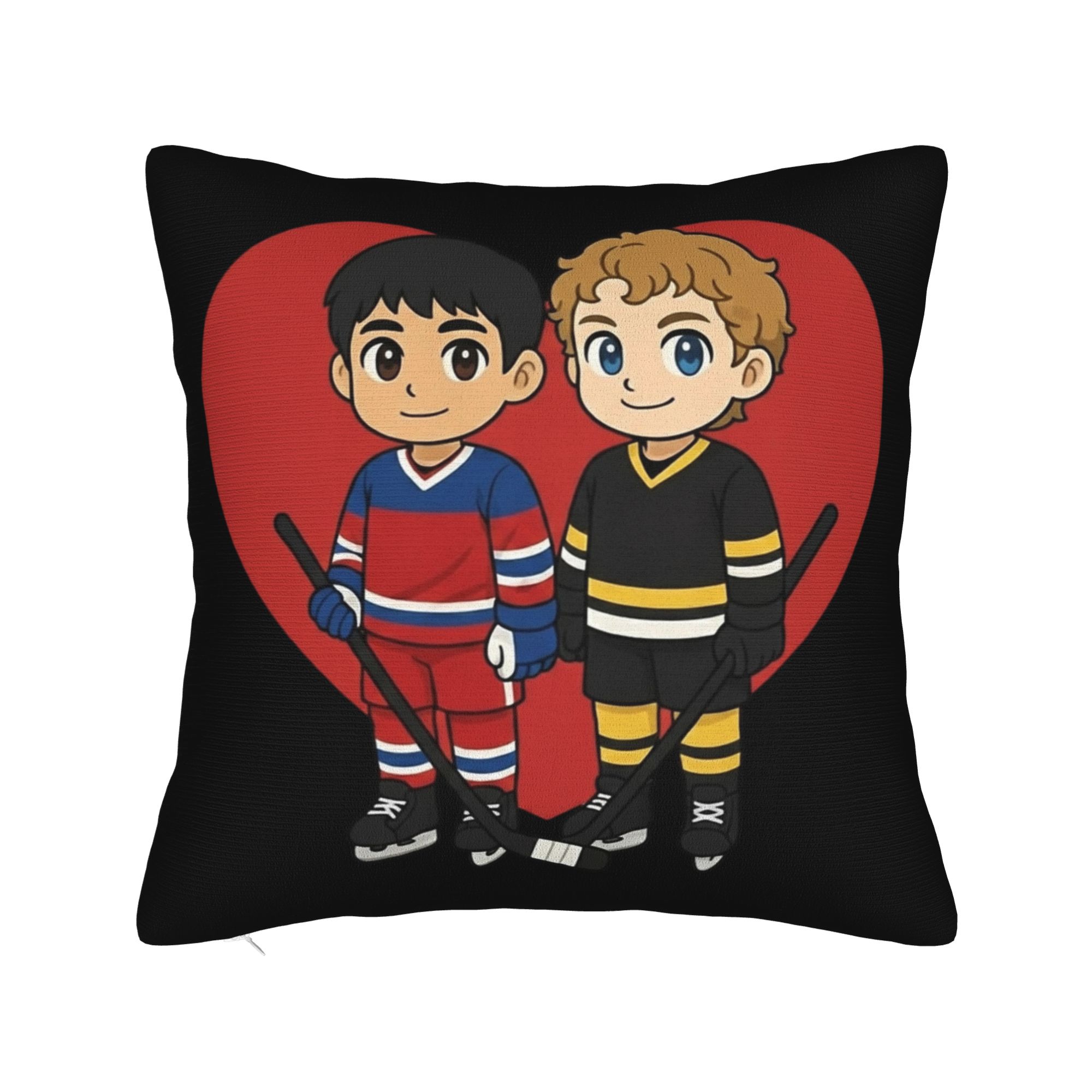 

Vintage Shane Hollander & Ilya Rozanov Heated Rivalry Pillowcase Printed Cushion Cover Gift Throw Pillow Case Cover Living Room 30x30cm 12x12in