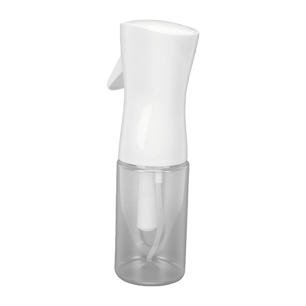 Continuous Spray Bottle Refillable Ultra Fine Mist Water Spray Bottle for Hairstyling 200ml Transparent