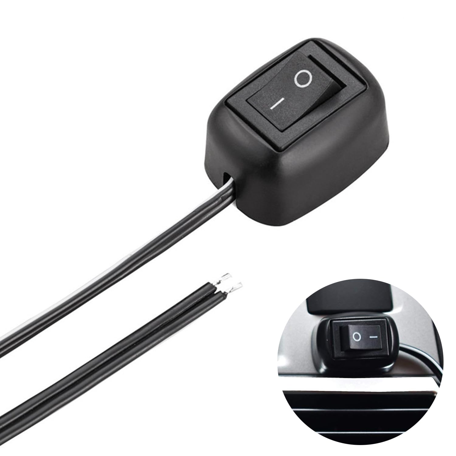 

Car DIY Switch, Ship Type Button Switch, Off/ON, Car Refurbishment, Simple Push Button Type