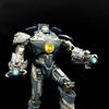 Robot de Science-Fiction Gipsy Danger 20cm Figurine d'Action Éclairée par LED Galvanisée Multiples Accessoires Modèle Méca Jouet Collection Cadeaux