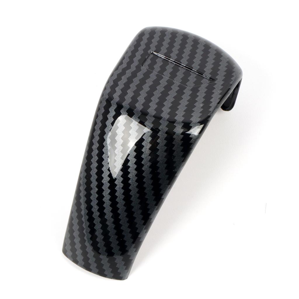 For Cadillac CTS 2008 2009 2010 2011 2012 2013 Car Accessories ABS Carbon Fiber Grain Gear Shift Knob Head Cover Trim
