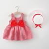 Girls' Plaid Cotton Sundress - 2022 Summer Edition