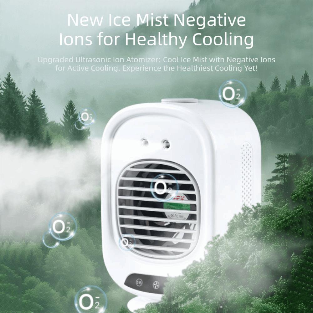3-Gear Regulating Portable Air Conditioner USB Charging USB Air Cooler Electric Fan Dormitory Use