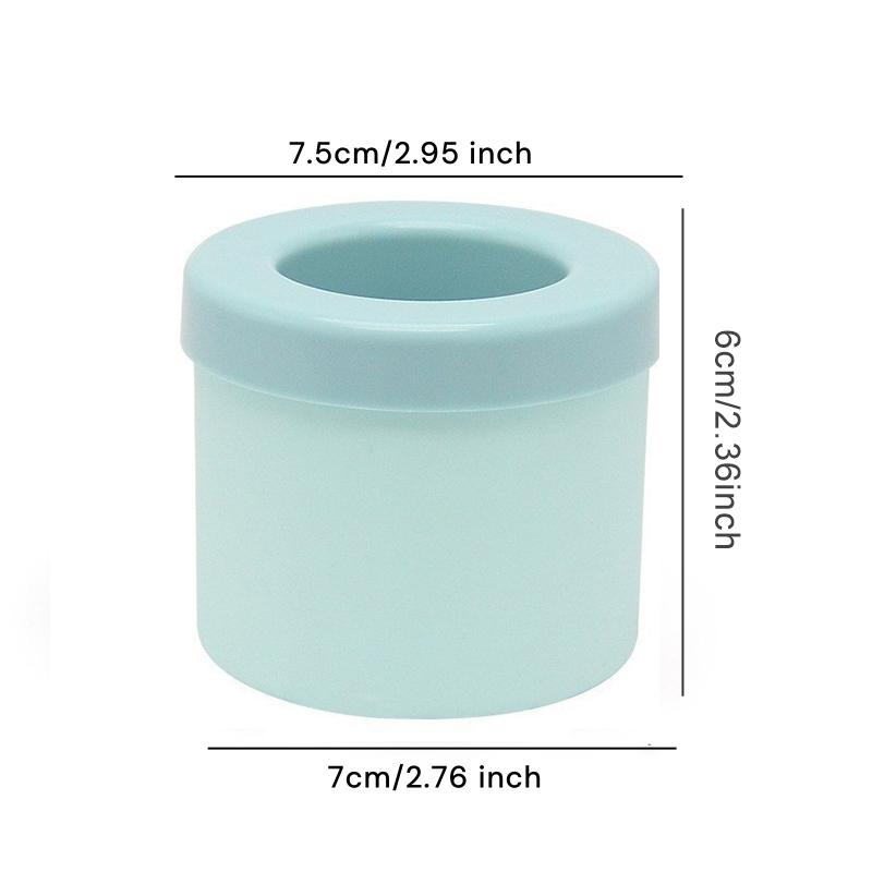 Silicone Ice Cube Mold Round Ice Bucket Summer Homemade DIY Refrigerator Freeze Ice Maker Creative Ice Cube Mold Barware Tools