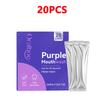 20/40 Pack Purple Mouthwash for Teeth Whitening Color Correcting Mouthwash Freshens Breath Supports Gum Health Vegan Mint Flavor