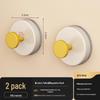 Strong Adhesive No-Drill Suction Cup Hook for Towel and Clothes Storage Behind Doors