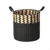 Open-Top Storage Basket with Handles | Handwoven, Woven Rope Basket, Tightly