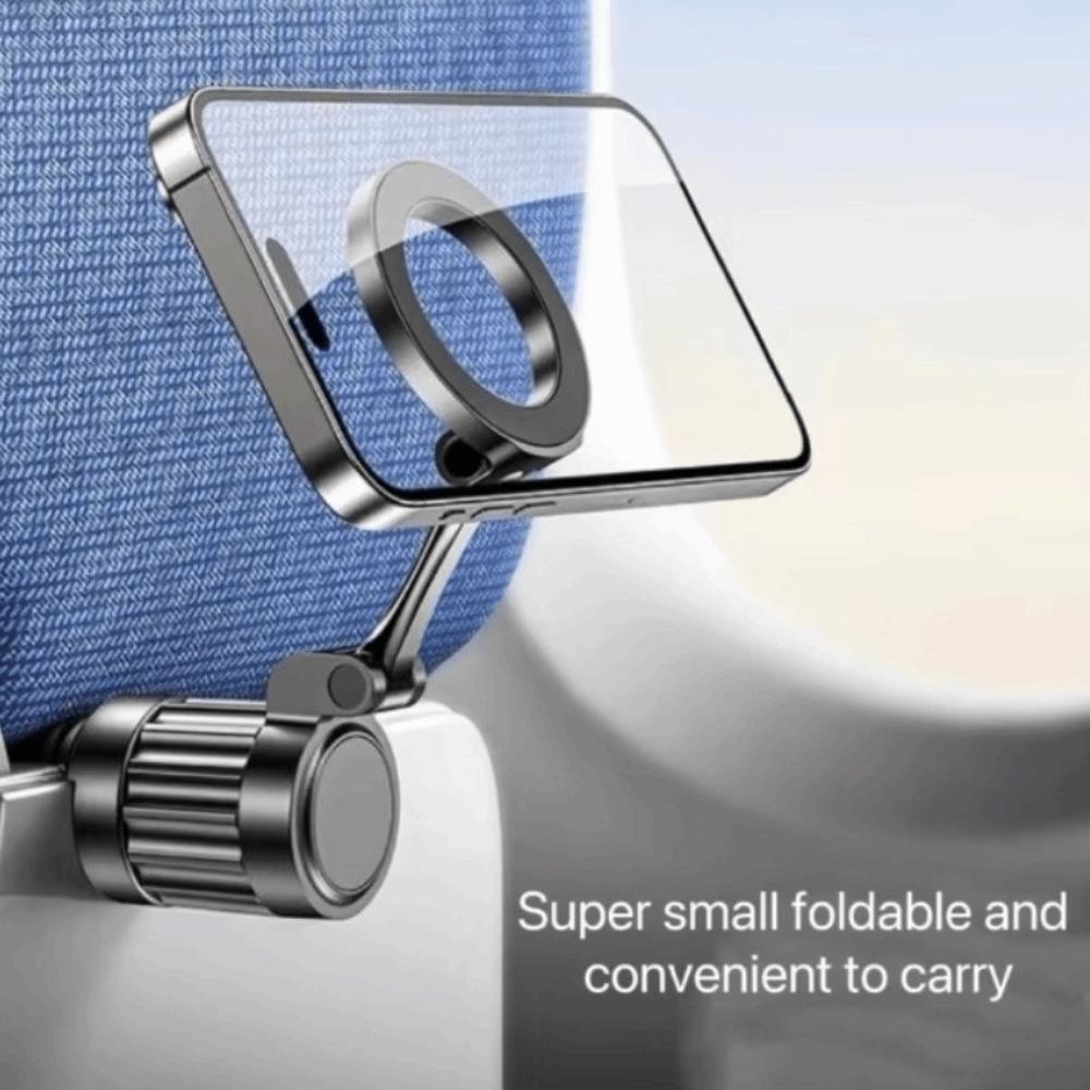 360° Rotating Phone Stand Metal Travel Phone Holder Multi-function Airplane Phone Stand  Handsfree