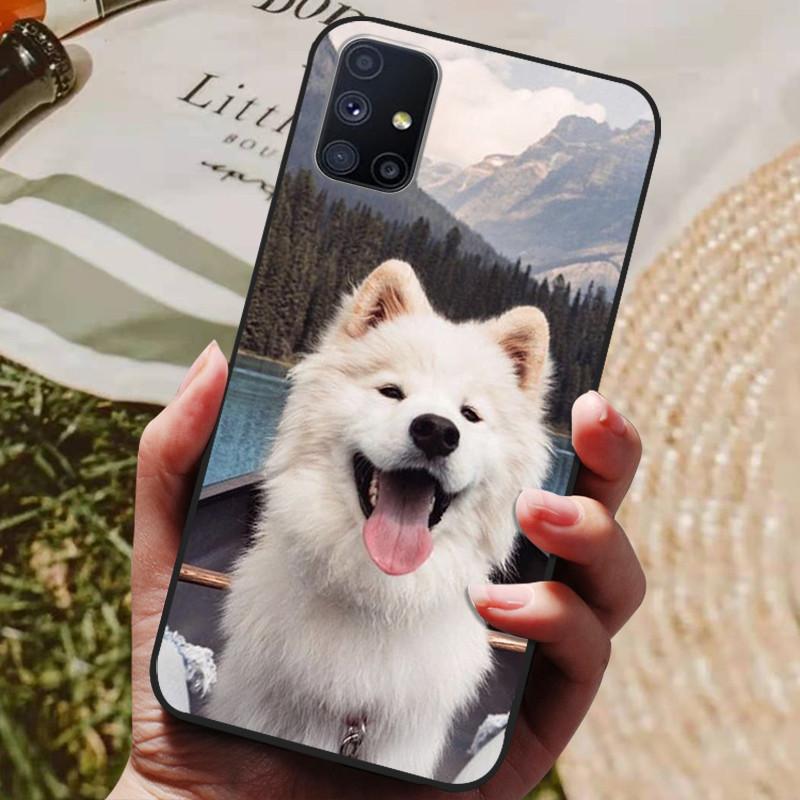 For Samsung Galaxy M51 Case Wolf Cartoon Silicon Soft TPU Back Cover For Samsung M51  Phone Cases GalaxyM51 M 51 M515F Coque