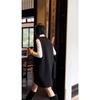 Autumn/Winter V-Neck Wool Vest Dress - Stylish Slimming Design