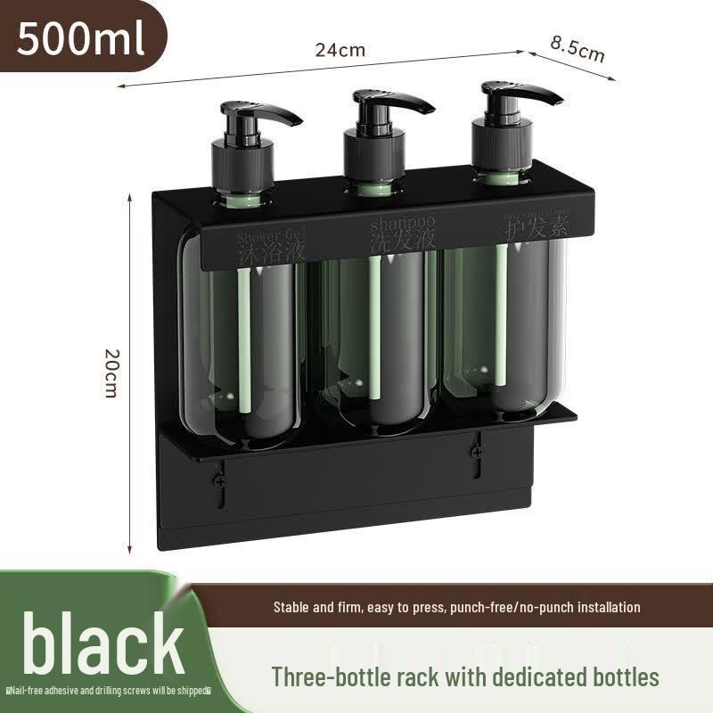 MDNG Stainless Steel Triple Wall-Mounted Soap Dispenser
