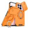 KEYSION 360° Rotating Ring Stand Phone Case for Xiaomi 17T 17T Pro 5G Slide Camera Protection Magnetic Shockproof Back Cover