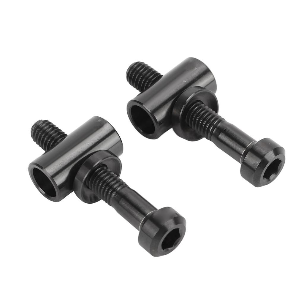 2Pcs RISK Bike Seatpost Screw Titanium Alloy M5x30mm Balance Seat Post Seat Tube Fixing Screw Black