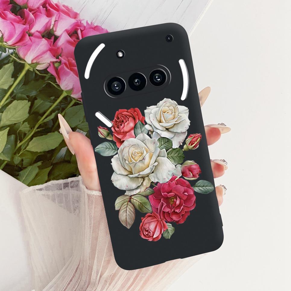 Luxury Flower Butterfly Bow Pattern Casing For Nothing Phone 3 3a Back Cover Clear Soft Silicone Phone Case For Nothing A059