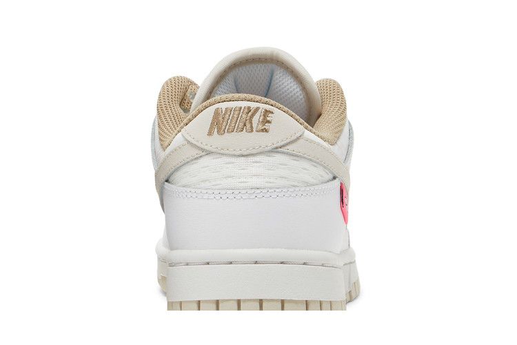 Women's Sneakers Nike Dunk Low Pink Bling (Women's) White/String-Summit White-Khaki-Hyper Pink