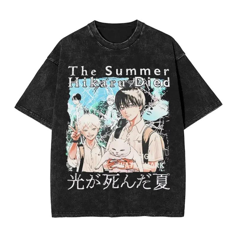Camiseta Oversized Ver?o The Summer Hikaru Died Manga S разноцветный