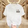 Trendy Brand Short-Sleeved Pure Cotton Men'S Printed T-Shirt Trendy Men'S And Women'S Versatile Round Neck T-Shirt Men'S