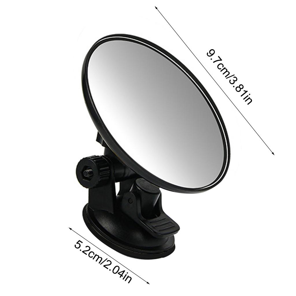 Universal Interior Rear View Mirror 360 Degree Adjustable Baby Rearview Mirror With Suction Cup Wide-angle Auto Accessories