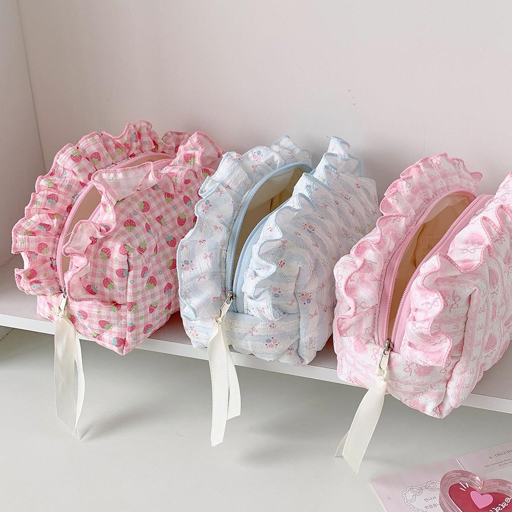 Pen Bag Cloth Toiletry Bag Pencil Case Jewelry Organizer Makeup Storage Pouch For Travel