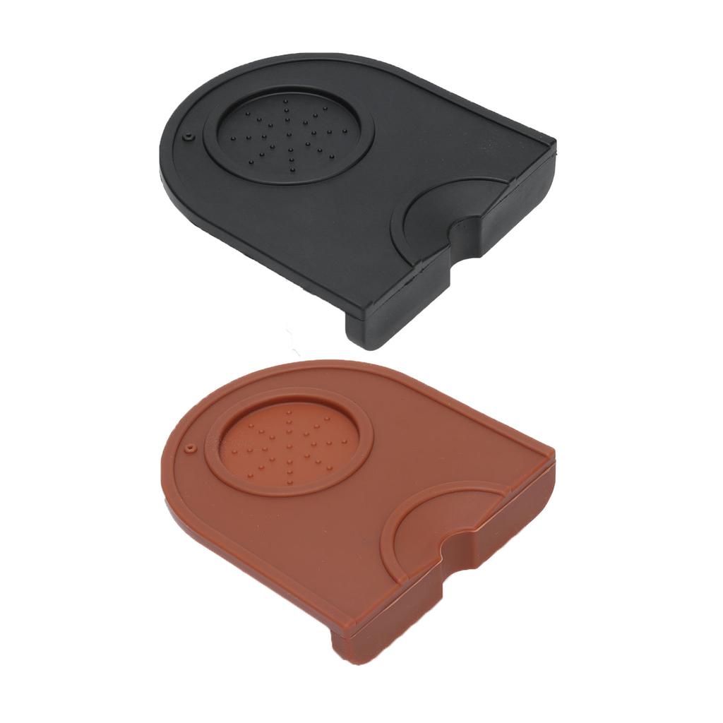 Corner Tamping Mat Compact Coffee Tamping Mat Anti Slip Heat Resistant Harmless Silicone for Restaurant for Kitchen