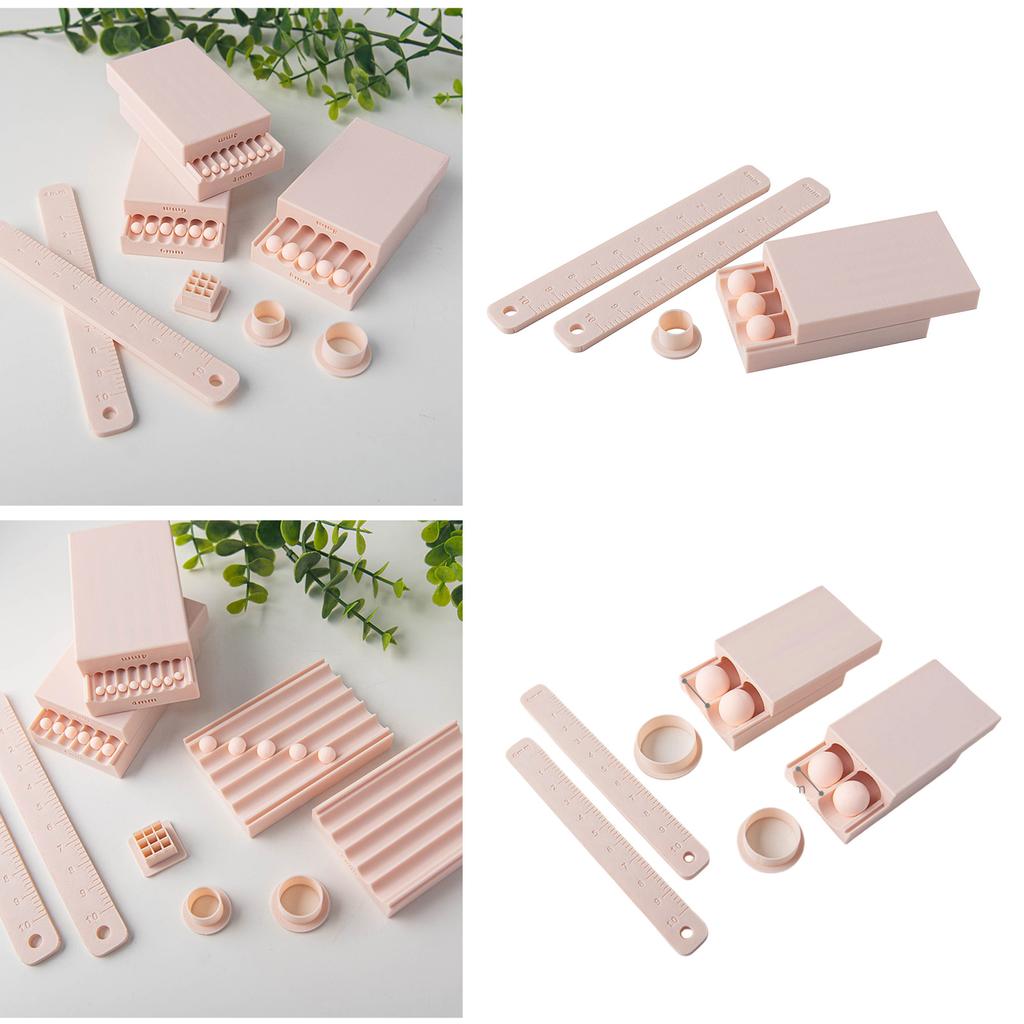Multi Size Clay Sphere Forming Tool Kit High Quality Design Mold for Jewelry Making and Polymer Clay Creations