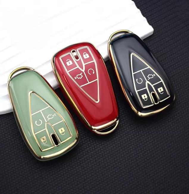 3/4/5 Buttons Phnom Penh Car Remote Key Case Cover Shell Fob Protector Bag Holder for Changan CS35 Plus CS55 Plus CS75 Plus 2019 2020