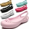 Ultra-light Hole Shoes Women's Soft Soles Merrindi Hospital Nurse Shoes White Bag Head Large Size Non-slip Beach Shoes Garden Shoes