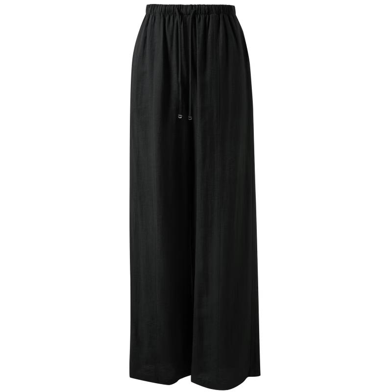 Sancai 2026 Spring Elastic Waist Wide-Leg Pants L