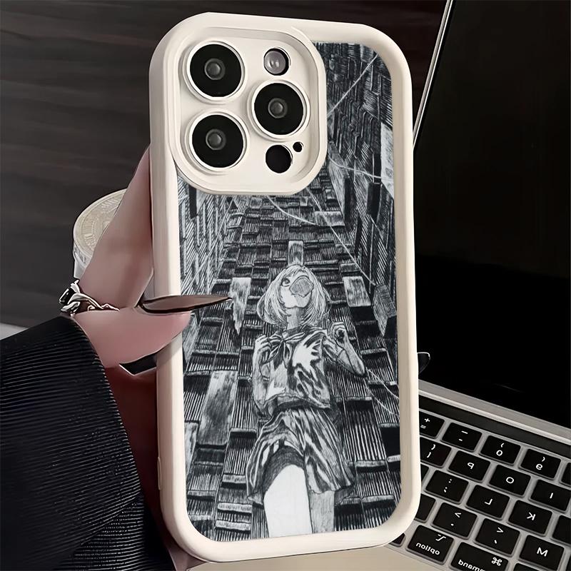 

Phone Case for iPhone 17 Air 16E 15 16 Pro Max Ultimate Perspective Anime Cover 14 Plus 13 12 Mini Soft Shell Silicone Fundas iPhone 17 Air