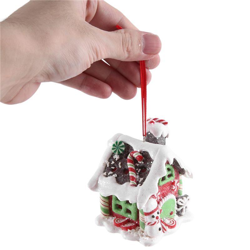 BAAJ-2PCS Mini Fairy Figurines Miniature Decoration Tabletop Miniatures Christmas Houses Christmas Houses