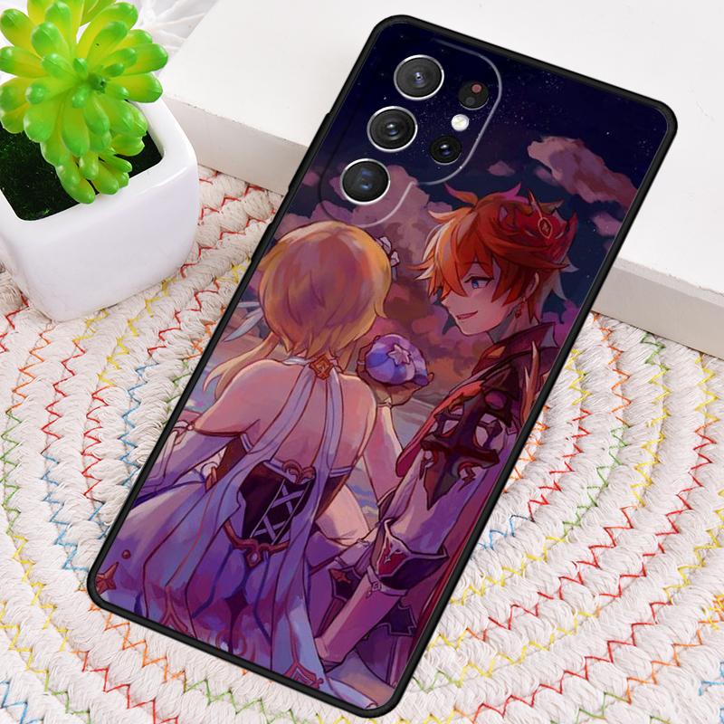 Genshin Impact Soft Silicone Phone Case For Samsung Galaxy Note 10 Pro S26 S25 S24 S23 S22 S21 Plus S25Ultra Capa Cover
