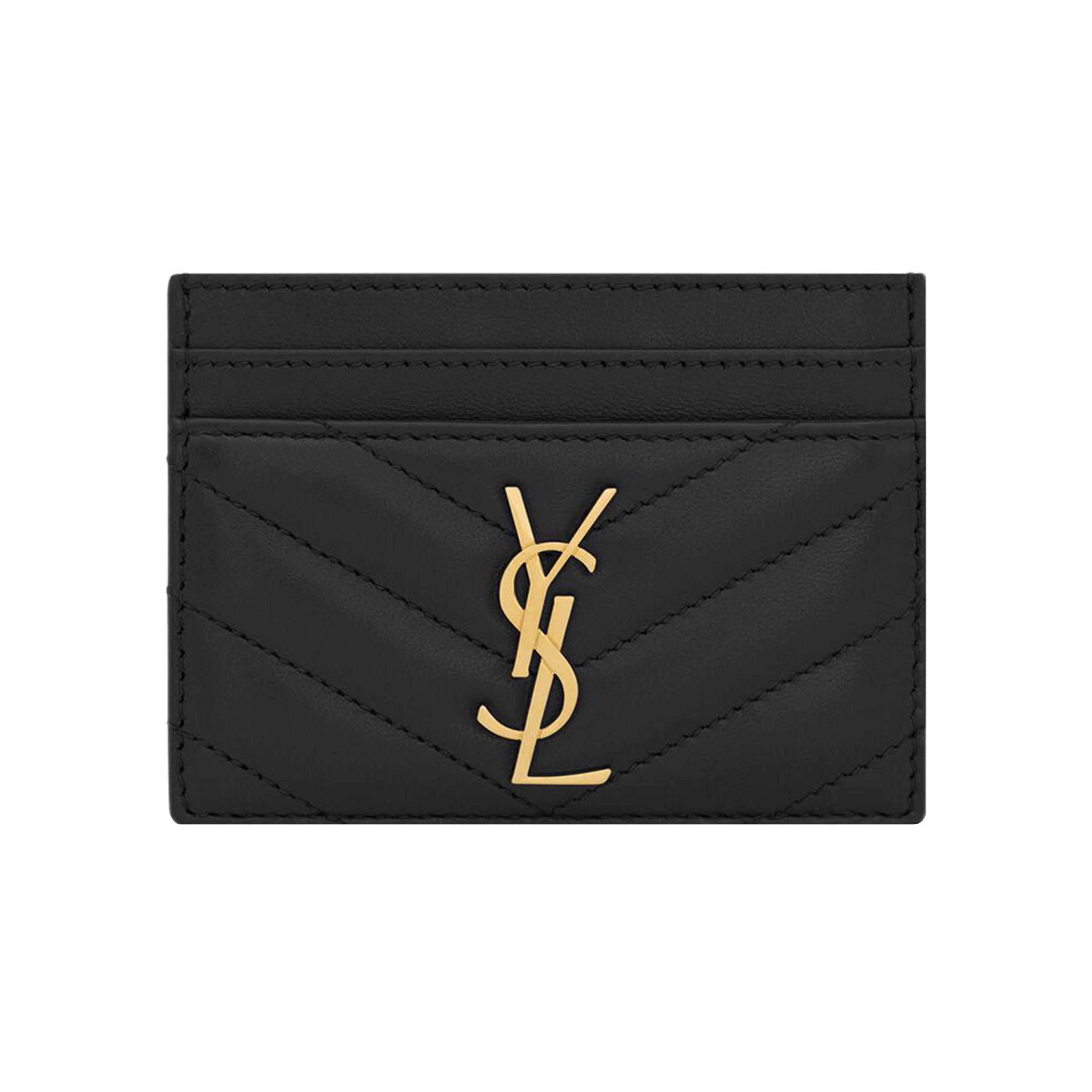 Saint Laurent Cassandre Matelassé Kartes maciņš