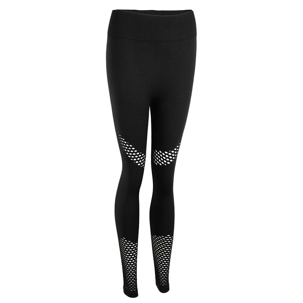 Buy Womens Stretch Mesh Leggings Hollow Out Gym Yoga Sportswear Slim