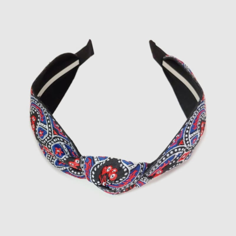 LALA Ethnic Paisley Hairband - Red