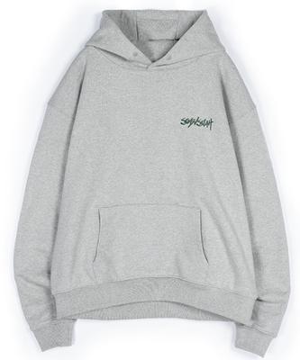 P.S. Signature Logo Hoodie Melange Gray