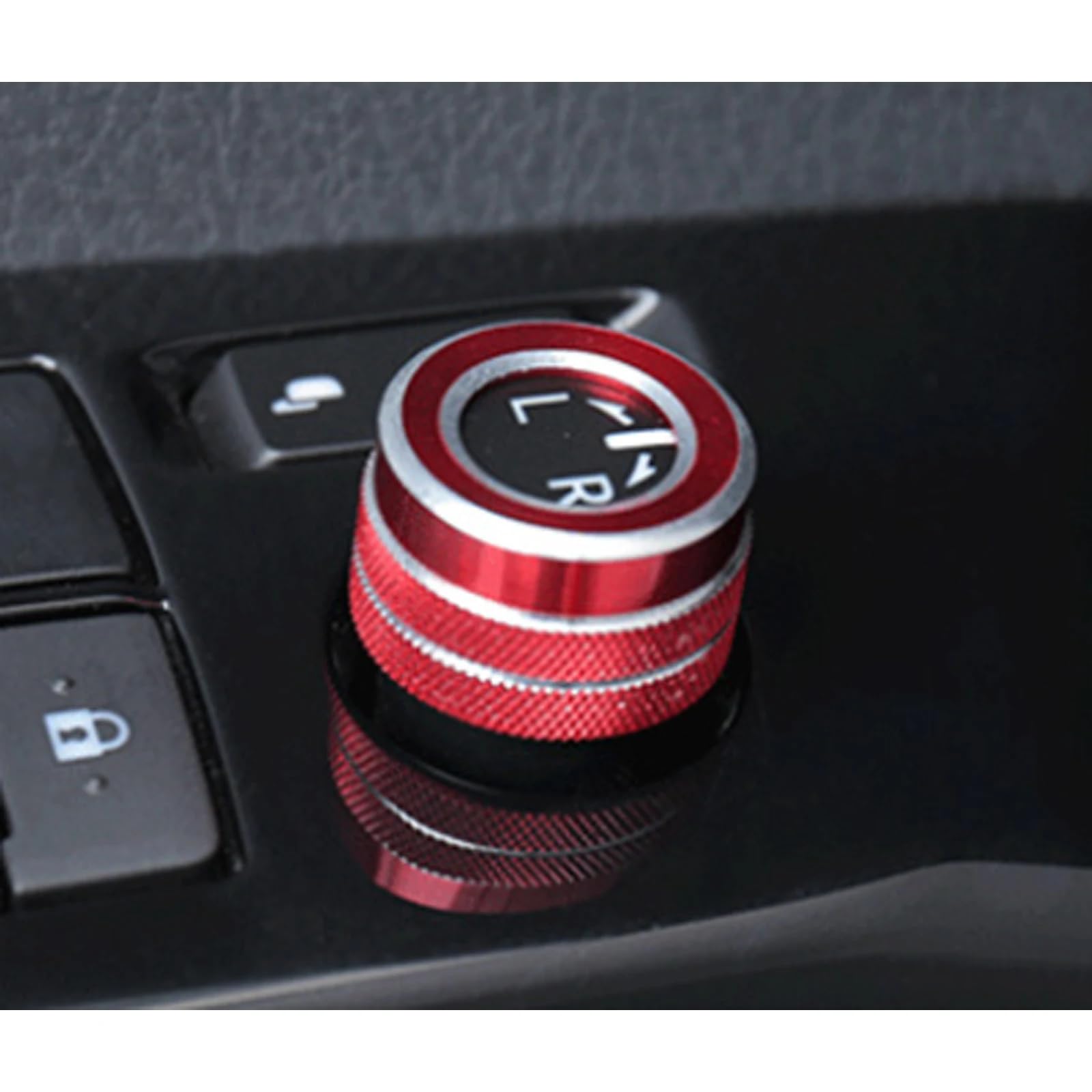 

Aluminum Cover for Toyota Mirror Switch | Lightweight & Durable | Corolla Touring / 【Not Applicable】 красный