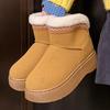 Fluffy Fur Winter Boots for Women Non Slip Plush Snow Boots Thick Bottom Warm Cotton Shoes Woman Platform Ankle Botas Mujer 2025
