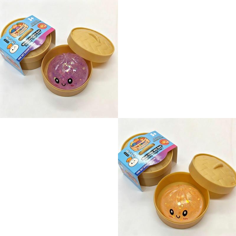 Heißer Glitzer Knödel Quetschspielzeug Squishy Malzose Serie mit Box Fidget Spielzeug Knödel Sensorisch zur Stressbewältigung Langsamer Rückprall Kreatives Geschenk