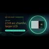 Smart Electric Thermostat White Programmable WiFi Thermostat with Temperature Humidity PM2.5 Detection for Home AC95‑240V