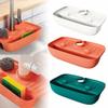 Water Collecting Pad Silicone Sink Drain Rack Splash Proof Kitchen Sink Shelf Organizer