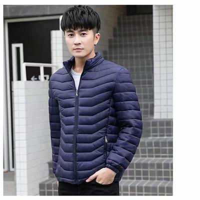 High-end Genuine Men's Light Down Jacket Men's Short Winter Ultra-light Thin White Duck Down Stand-up Collar Casual Jacket