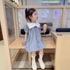 Summer 2026 Girls' Sailor Collar Dresses: Stylish Princess School-Style Clothing