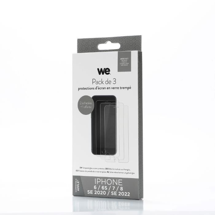 Protection écran - WE - Verres trempés - Anti-rayures - Anti-bulles - Dureté 9H