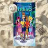 Custom Name Hero Team Quick-drying, highly absorbent beach towel,suitable for the beach, pool, gym, and travel.Sports sweat Towel