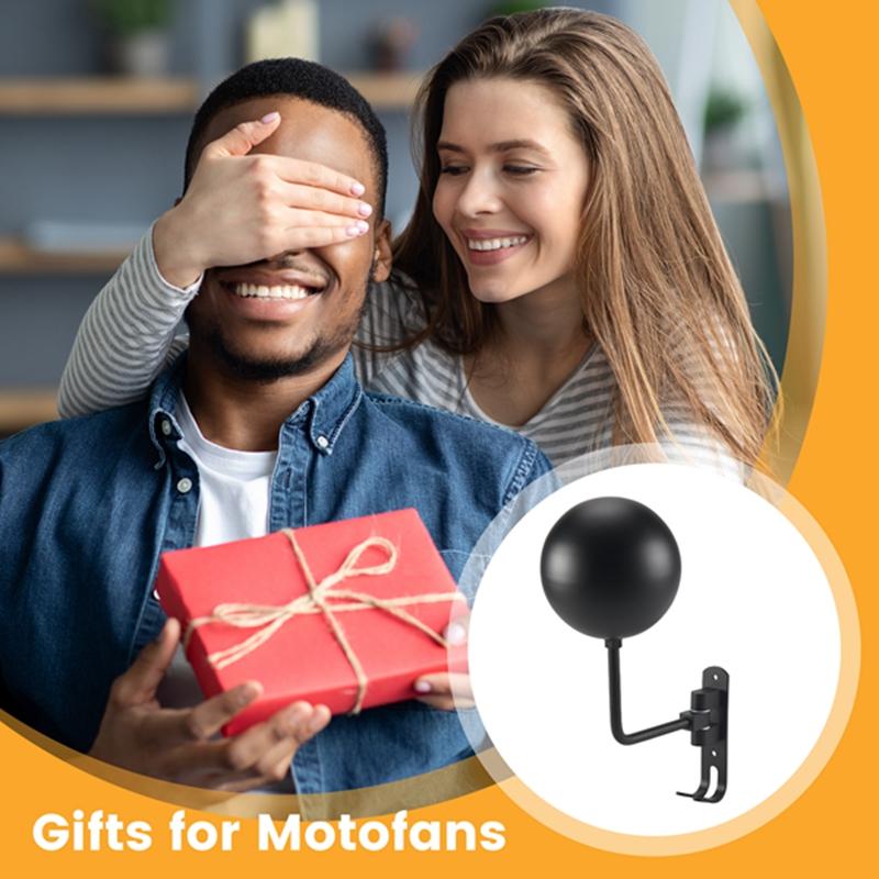 Classy-180° Motorcycle Helmet Rack, Rotation Metal Helmet Holder Wall Mount, Helmet Holder Bike With 2 Hooks Helmet Hanger