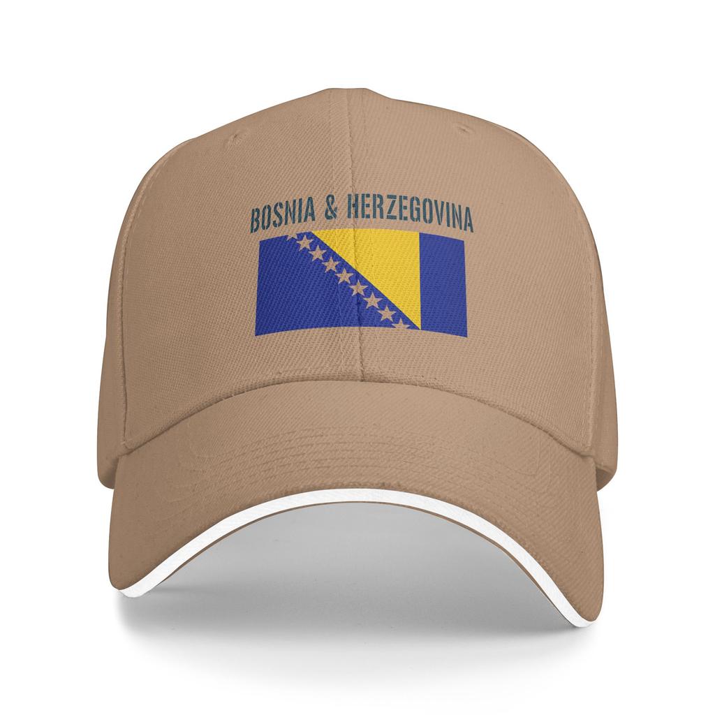 Spring Bosnia Flag Symbol Baseball Cap  Hunting Camping Fashion Print Sun Trucker Hat Unisex Adult High Quality Snapback Cap