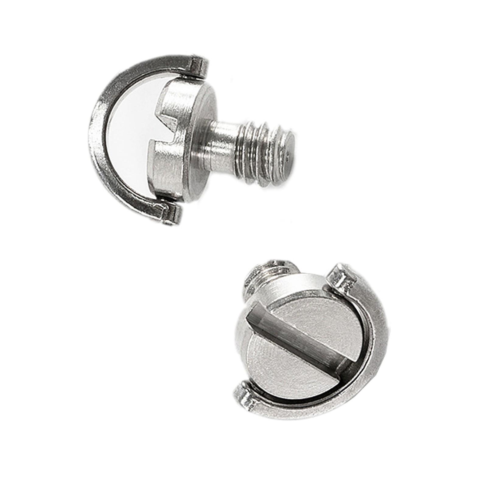 

Набор из 2 D-образных колец, винты с быстросъемным креплением с резьбой 1/4 дюйма для штатива, монопода для зеркальной камеры, винты для камеры из нержавеющей стали