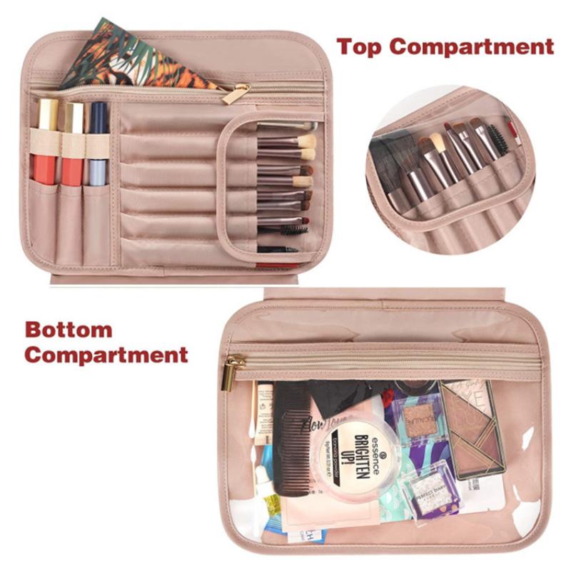 Reise-Kulturbeutel, Hängender wasserdichter tragbarer Organizer, 3-in-1 Reise-Essentials Packorganizer, Kosmetik- und Schmuckaufbewahrung