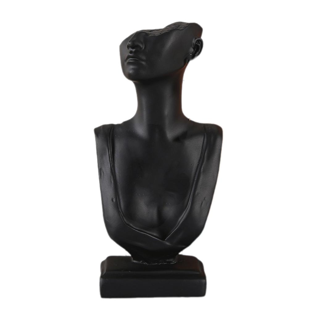 Elegant Neck Model Display Stand Necklace Display Stand Earrings Display Stand Jewelry Model Stand for Necklace Earrings